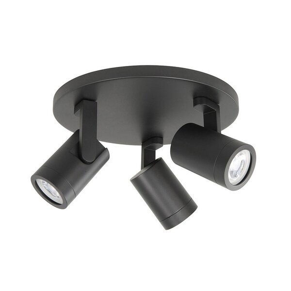 Highlight Kantelbare én draaibare ronde 3-lichts opbouwspot Halo