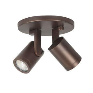 Highlight Kantelbare én draaibare ronde 2-lichts opbouwspot Halo