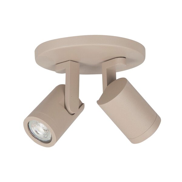 Highlight Kantelbare én draaibare ronde 2-lichts opbouwspot Halo