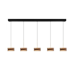 Highlight Dimbare 5-lichts hanglamp Enzo Mini met geïntegreerde LED