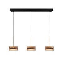 Highlight Dimbare 3-lichts hanglamp Enzo met geïntegreerde LED