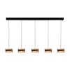 Highlight Dimbare 5-lichts hanglamp Enzo met geïntegreerde LED
