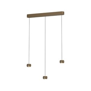 Freelight 'Dim to warm' dimbare én in hoogte verstelbare 3-lichts hanglamp Cosmo met geïntegreerde LED