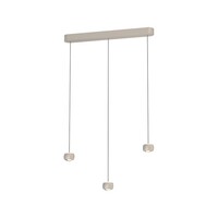 Freelight 'Dim to warm' dimbare én in hoogte verstelbare 3-lichts hanglamp Cosmo met geïntegreerde LED