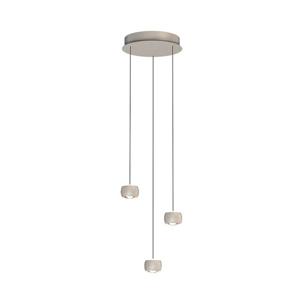 Freelight 'Dim to warm' dimbare én in hoogte verstelbare 3-lichts hanglamp Cosmo met geïntegreerde LED