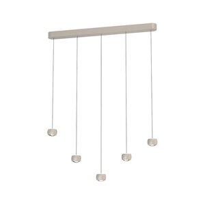 Freelight 'Dim to warm' dimbare én in hoogte verstelbare 5-lichts hanglamp Cosmo met geïntegreerde LED