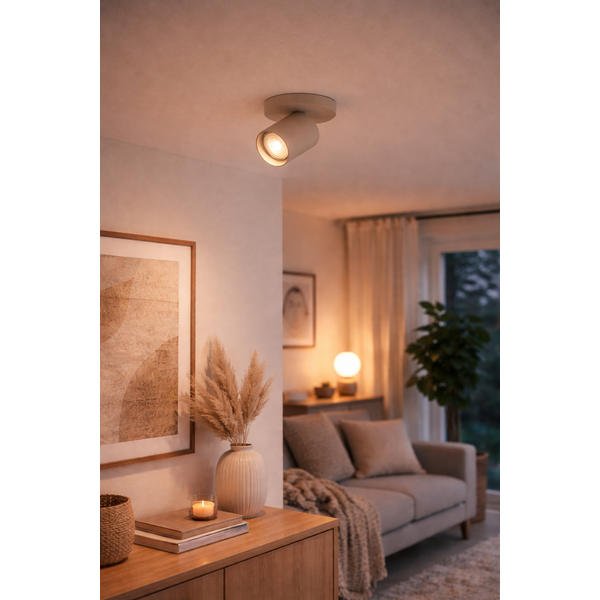 Highlight Kantelbare én draaibare 1-lichts opbouwspot Mila