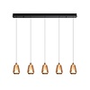 Highlight Dimbare 5-lichts hanglamp Tromba met geïntegreerde LED
