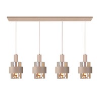 Highlight 4-lichts hanglamp Marrone