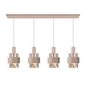 Highlight 4-lichts hanglamp Marrone