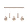 Highlight 5-lichts hanglamp Marrone