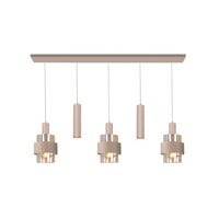 Highlight 5-lichts hanglamp Marrone