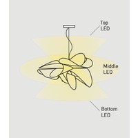 Slamp Dimbare hanglamp Étoile Small met geïntegreerde LED