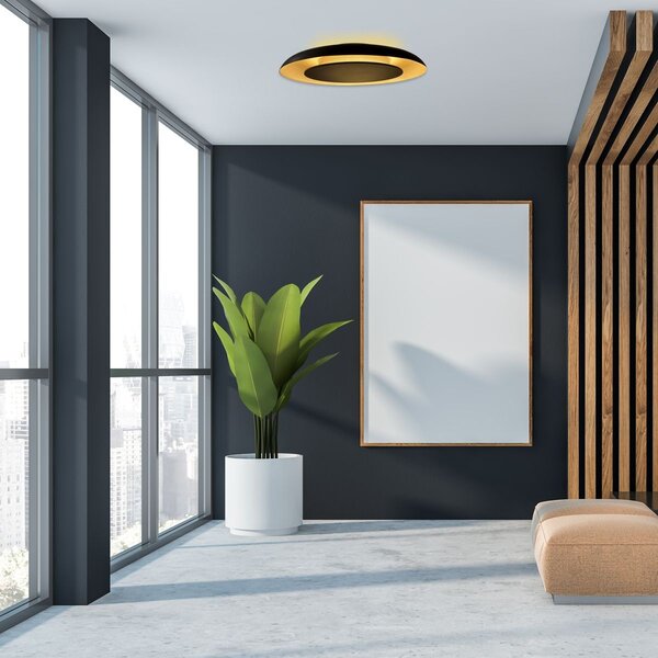 Steinhauer Dimbare plafondlamp Golden Veil met geïntegreerde LED | Ø 60 cm