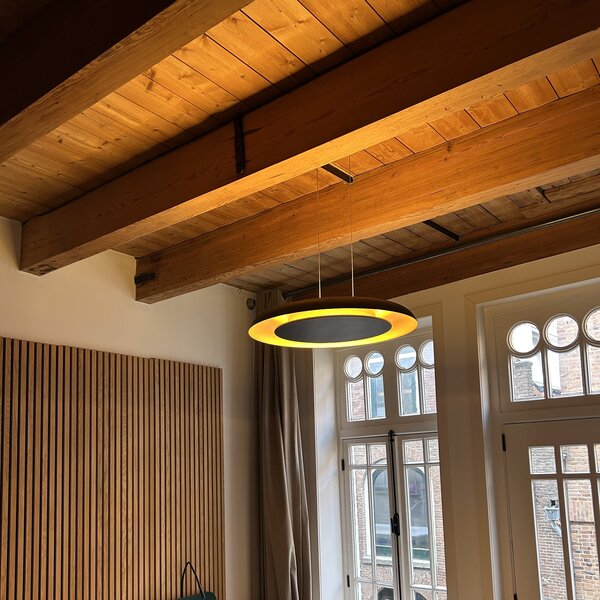 Steinhauer Dimbare hanglamp Golden Veil met geïntegreerde LED