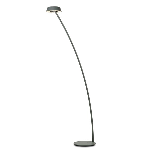 Oligo Showroommodel: kantelbare en dimbare vloerlamp Glance Curved met geïntegreerde LED | grijs