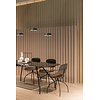 Oligo Dimbare 3-lichts hanglamp Glance met geïntegreerde LED | zwart