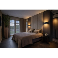 Artdelight Dimbare 2-lichts wandlamp Malibu met geïntegreerde LED