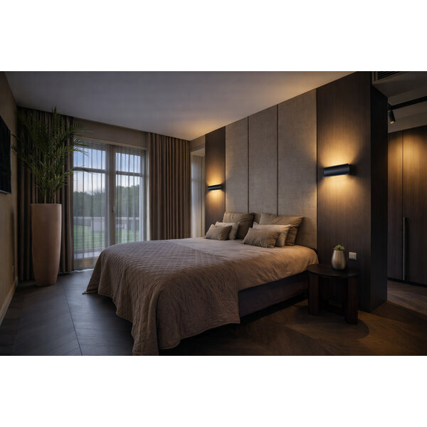 Artdelight Dimbare 2-lichts wandlamp Malibu met geïntegreerde LED