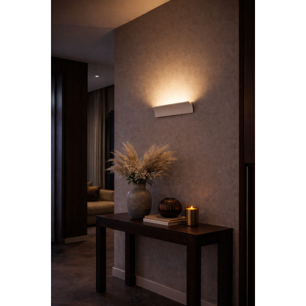 Artdelight Dimbare 1-lichts wandlamp Malibu met geïntegreerde LED