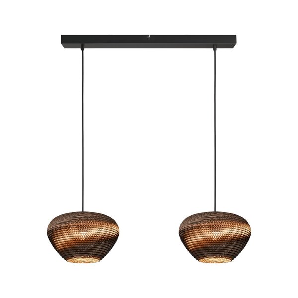 Masterlight 2-lichts hanglamp Carta Trendy