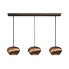Masterlight 3-lichts hanglamp Carta Trendy | L 100 cm x B 8 cm
