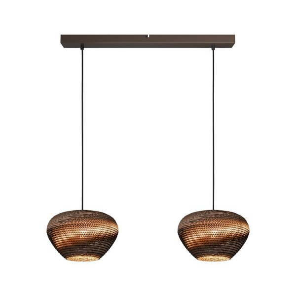 Masterlight 2-lichts hanglamp Carta Trendy