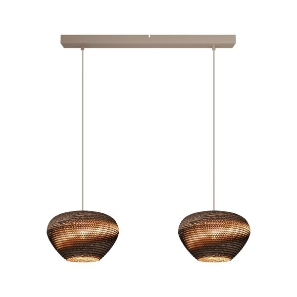 Masterlight 2-lichts hanglamp Carta Trendy