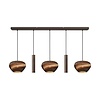 Masterlight 5-lichts hanglamp Carta Trendy | L 130 cm x B 8 cm