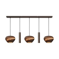 Masterlight 5-lichts hanglamp Carta Trendy | L 130 cm x B 8 cm