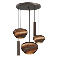 Masterlight 5-lichts hanglamp Carta Trendy - Run | Ø 50 cm