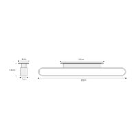Lucide Wandlamp Madelon met geïntegreerde LED | IP44