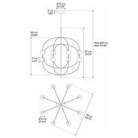 Lodes Dimbare hanglamp Axia met geïntegreerde LED