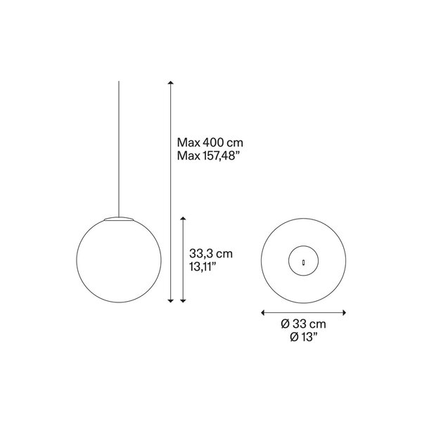 Lodes Dimbare hanglamp Non Random 33 met geïntegreerde LED