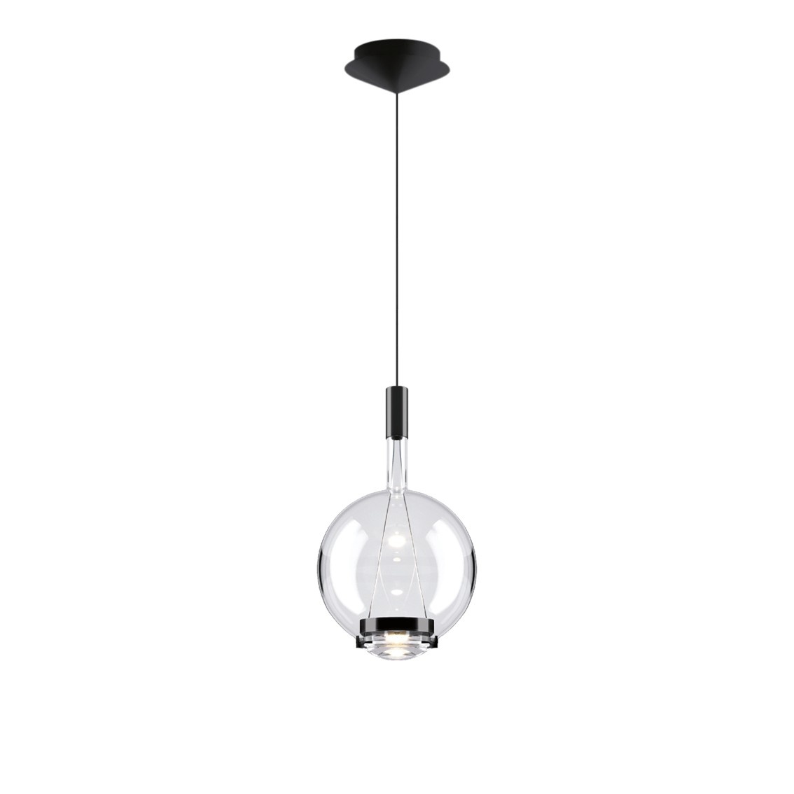 transparant/zwart chroom