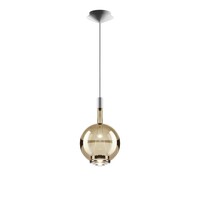 Lodes Dimbare hanglamp Sky-Fall Round Medium met geïntegreerde LED