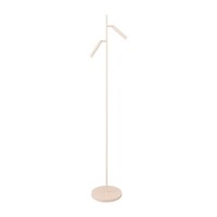 Masterlight Dimbare 2-lichts vloerlamp Flute met geïntegreerde LED