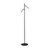 Masterlight Dimbare 2-lichts vloerlamp Flute met geïntegreerde LED