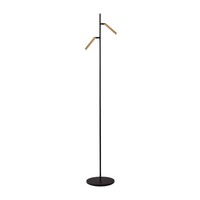 Masterlight Dimbare 2-lichts vloerlamp Flute met geïntegreerde LED