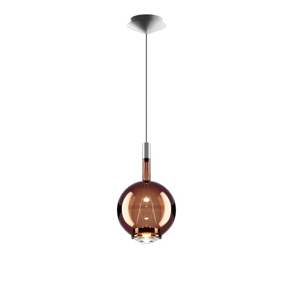 Lodes Dimbare hanglamp Sky-Fall Round Medium met geïntegreerde LED