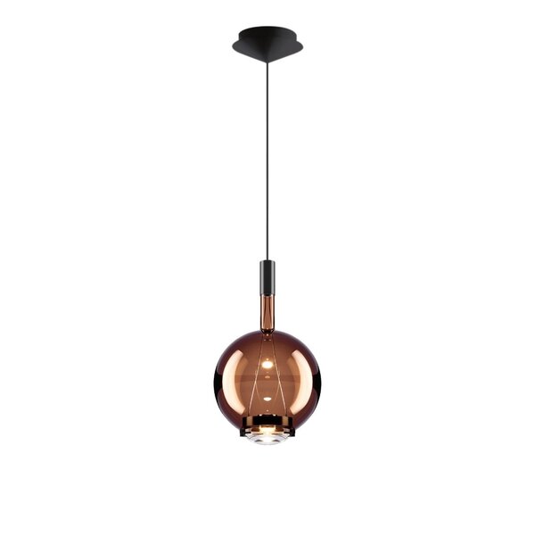 Lodes Dimbare hanglamp Sky-Fall Round Medium met geïntegreerde LED