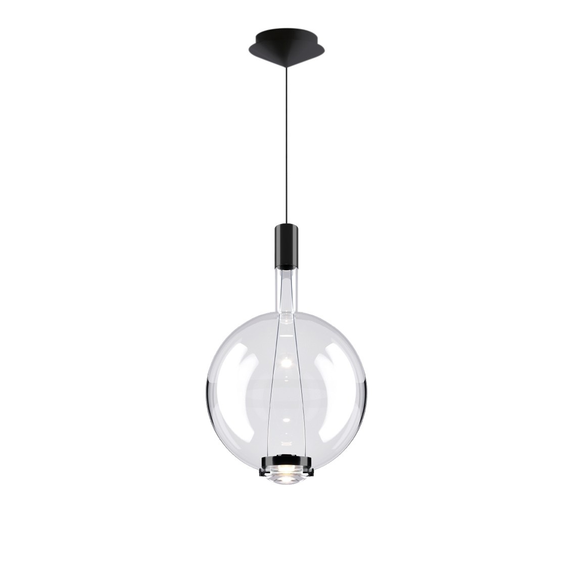 transparant/zwart chroom