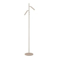 Masterlight Dimbare 2-lichts vloerlamp Flute met geïntegreerde LED