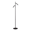 Masterlight Dimbare 2-lichts vloerlamp Flute met geïntegreerde LED