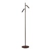 Masterlight Dimbare 2-lichts vloerlamp Flute met geïntegreerde LED