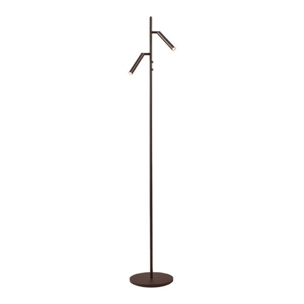 Masterlight Dimbare 2-lichts vloerlamp Flute met geïntegreerde LED