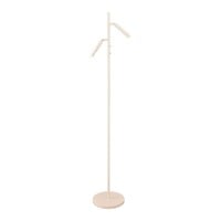 Masterlight Dimbare 2-lichts vloerlamp Flute met geïntegreerde LED