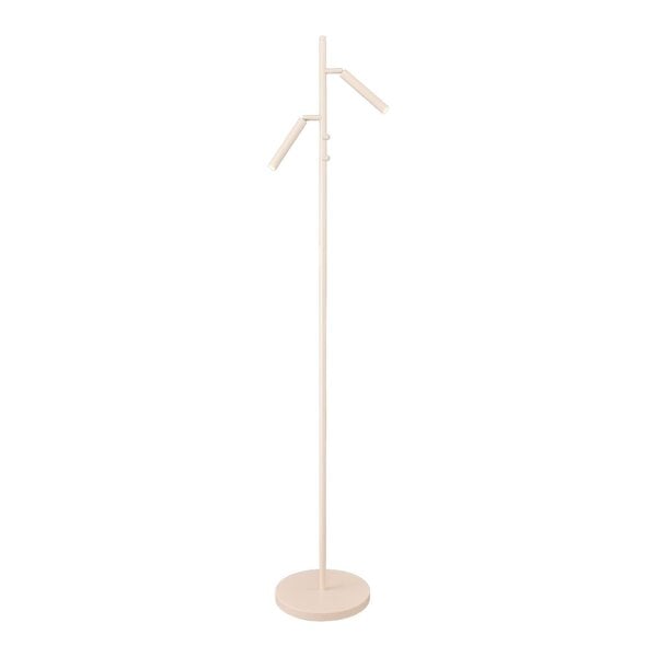 Masterlight Dimbare 2-lichts vloerlamp Flute met geïntegreerde LED