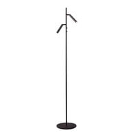 Masterlight Dimbare 2-lichts vloerlamp Flute met geïntegreerde LED