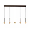 Lucide Dimbare 5-lichts hanglamp Calina met geïntegreerde LED